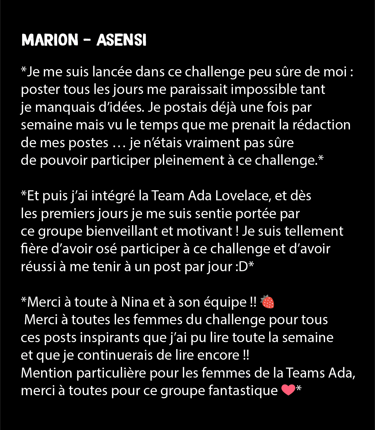 Marion - Asensi