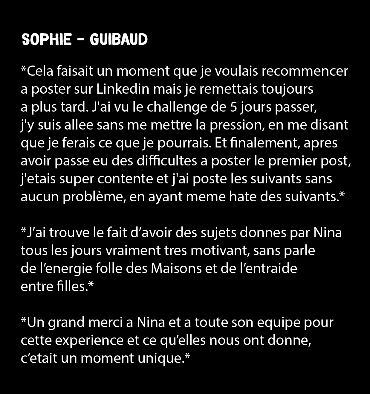 Sophie - Guibaud
